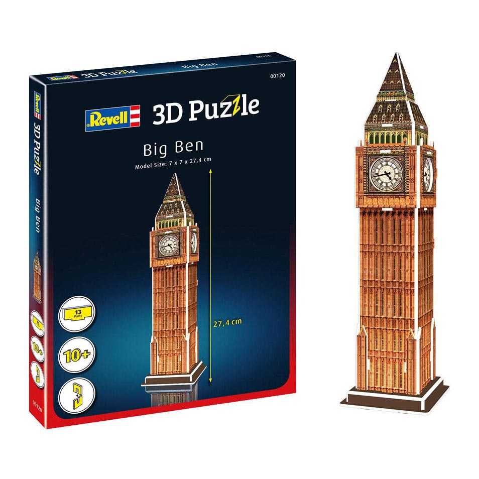 Pacchetto di kiti di puzzle Revell 3D - Big Ben