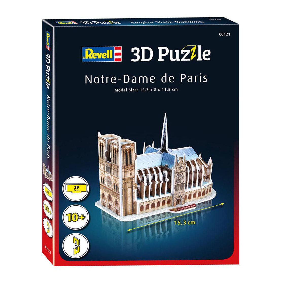 Revell 3D Kit de construcción de rompecabezas Notre Dame