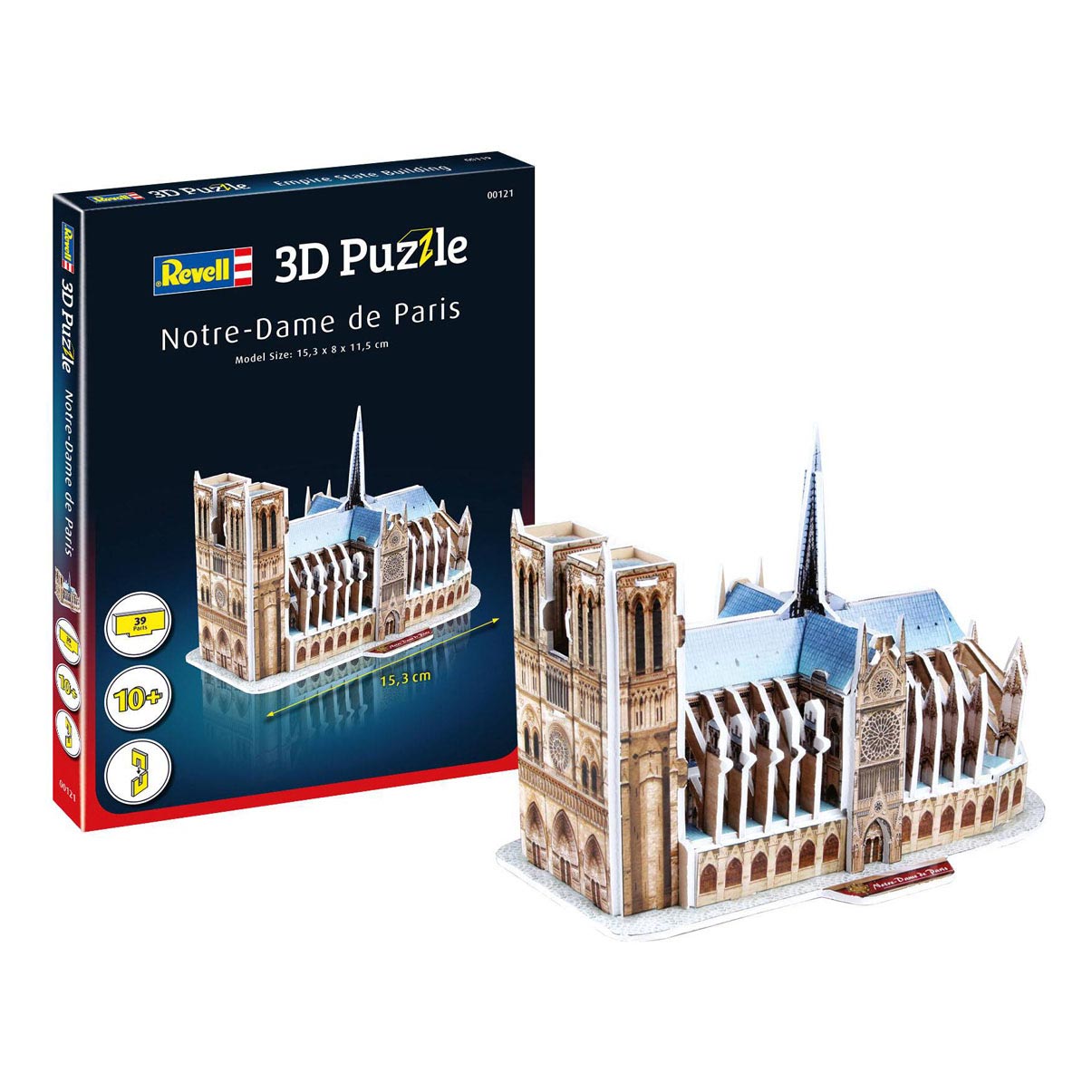 Revell 3d puzzel bouwpakket - notre dame 39st.
