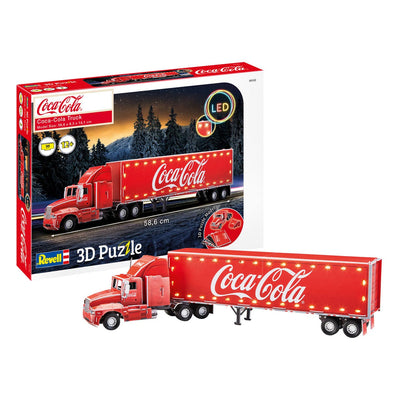 Paquete de Kitings de rompecabezas de Revell 3D - Edición LED de Coca -Cola Truck