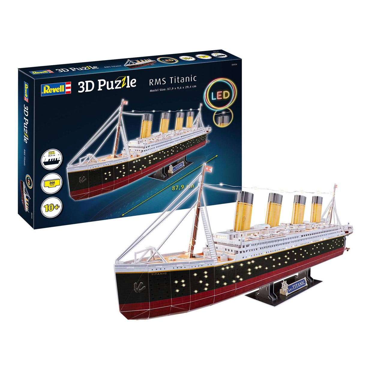 Revell 3D Puzzle Building Kit RMS Titanic LED Edition