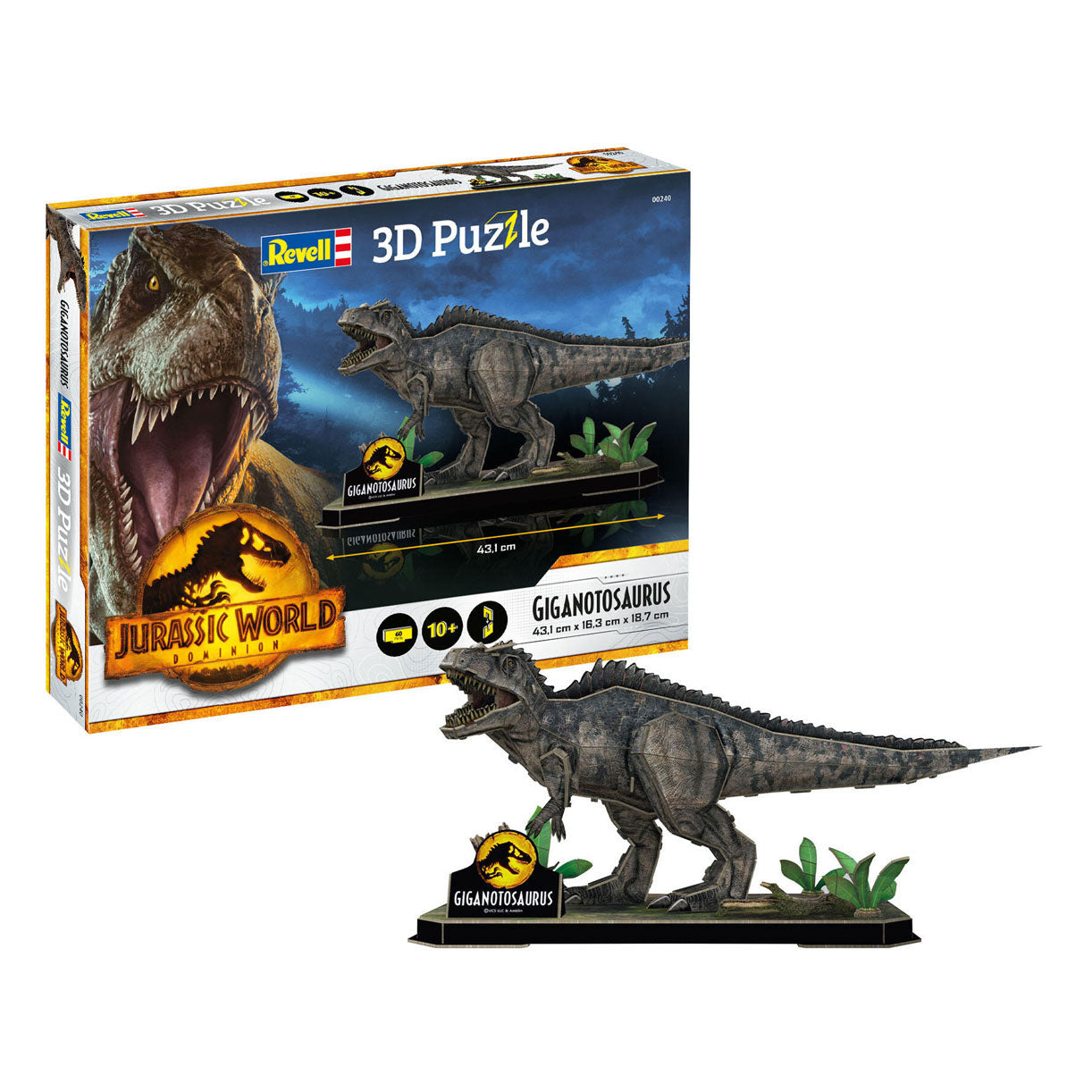 Paquete de Kitings de rompecabezas de Revell 3D - Jurassic WD Gigano