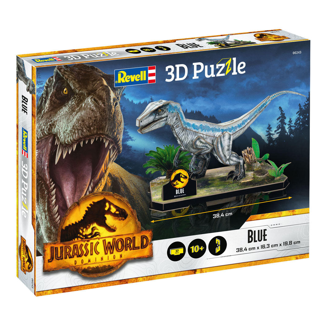 Revell 3D Puzzel Bouwpakket - Jurassic World Dominion Blue