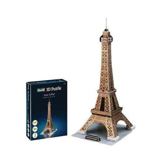 Kit de construcción de rompecabezas 3D Revell Torre Eiffel - 39 piezas.