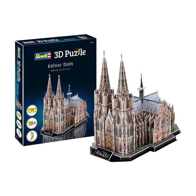 Revell kit de construcción de rompecabezas 3D Catedral de Colonia - 179 piezas.