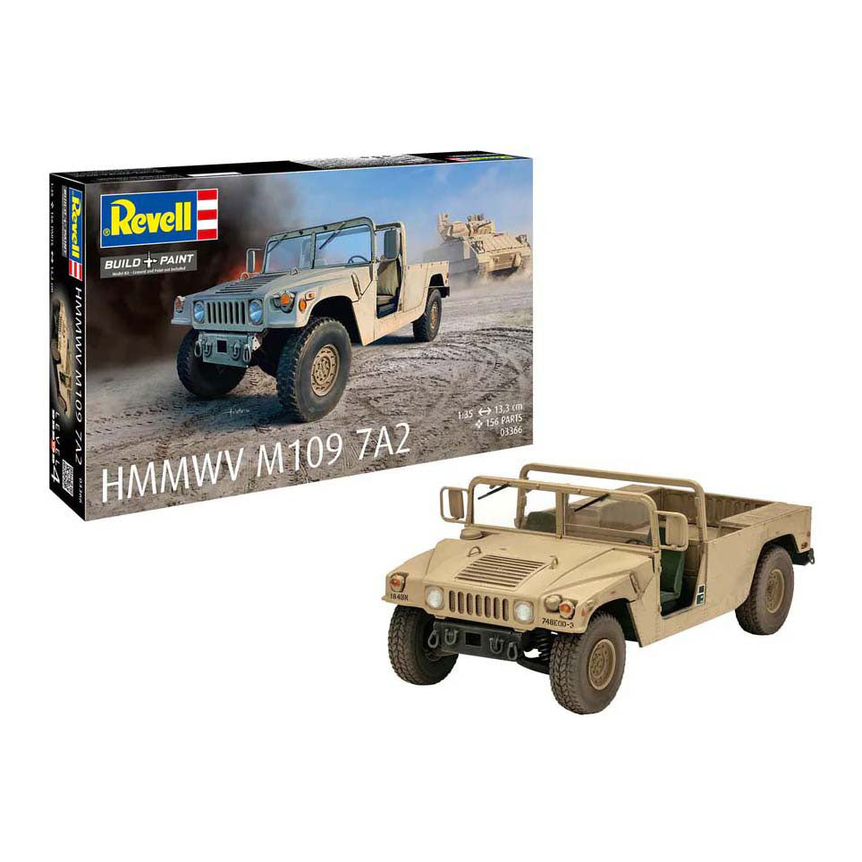Maqueta Revell - hmmwv m109 7a2 1:35 - 156 piezas.
