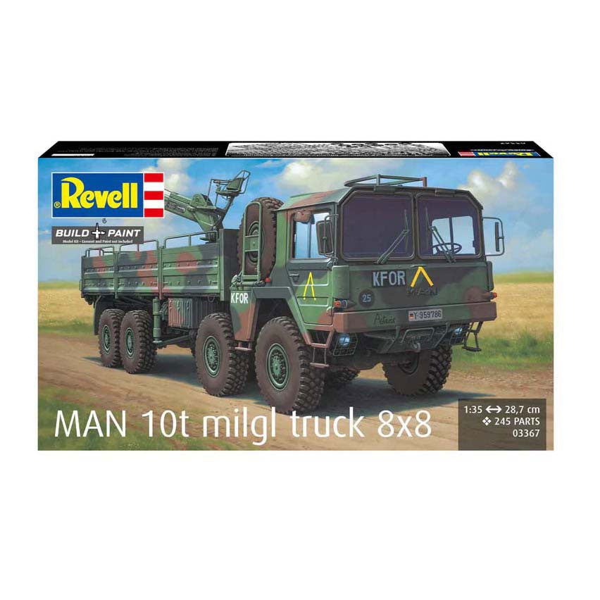 Maqueta Revell - camión hombre 10t milgl 8x8 1:35 - 245 piezas.