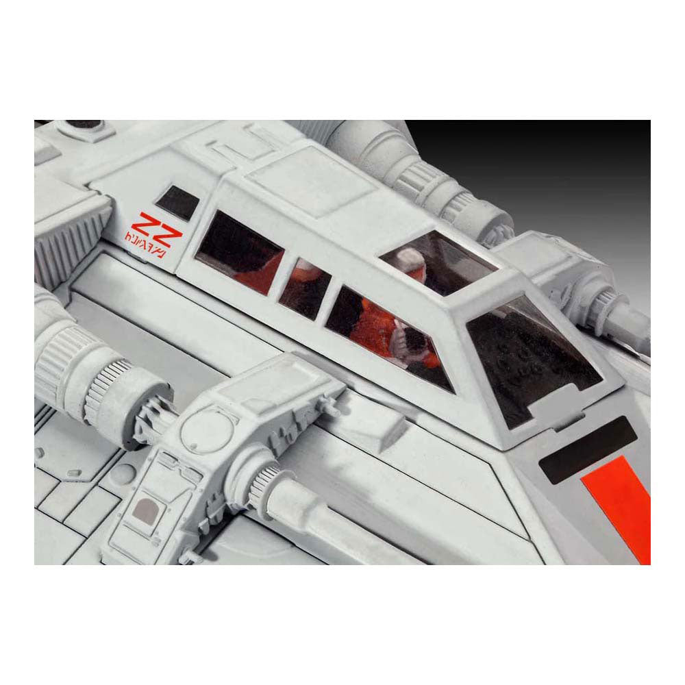 Maqueta Revell - viaje espacial - star wars snowspeeder 1:52 - 23 piezas.