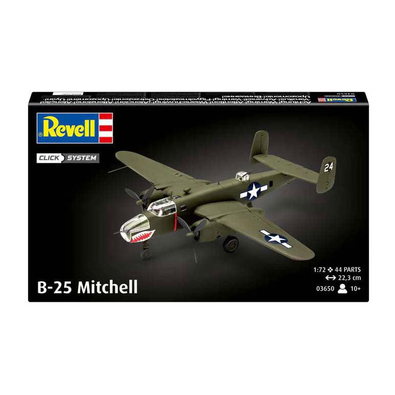 Kit modello Revell - b-25 mitchell - 44 pz.