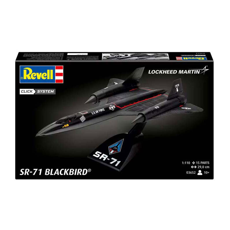 Maqueta Revell - Lockheed SR-71 Blackbird - 15 piezas.