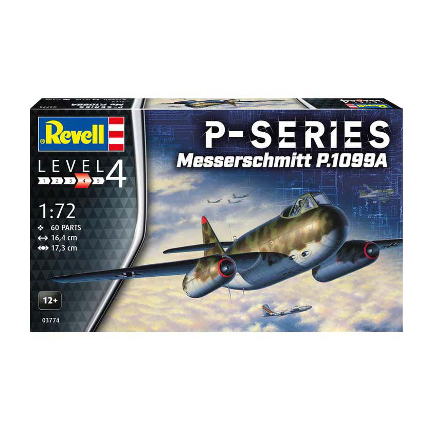 Kit modello Revell - messerschmitt p.1099a 1:72 - 60 pz.