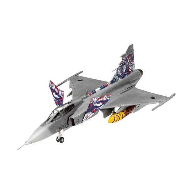 Maqueta Revell - saab jas-39c gripen 1:72 - 120 piezas.