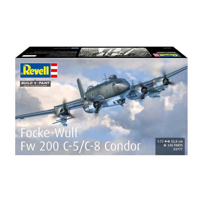 Kit modello Revell - focke-wulf fw 200 c-5 c-8 condor 1:72 - 240 pz.