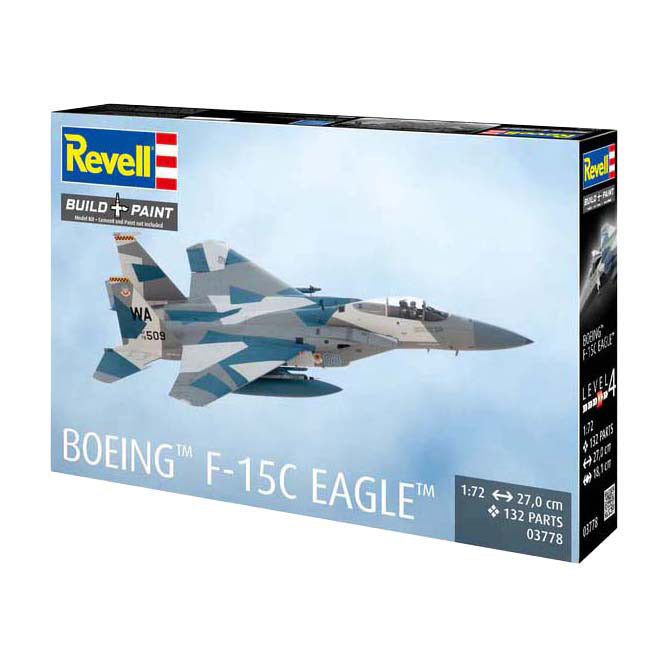 Kit modello Revell - boeing f-15c eagle 1:72 - 200 pz.