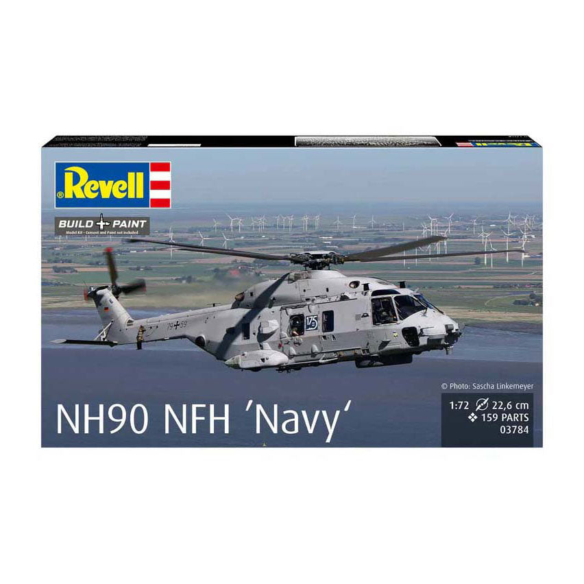 Kit modello Revell - nh90 nfh navy 1:72 - 159 pz.