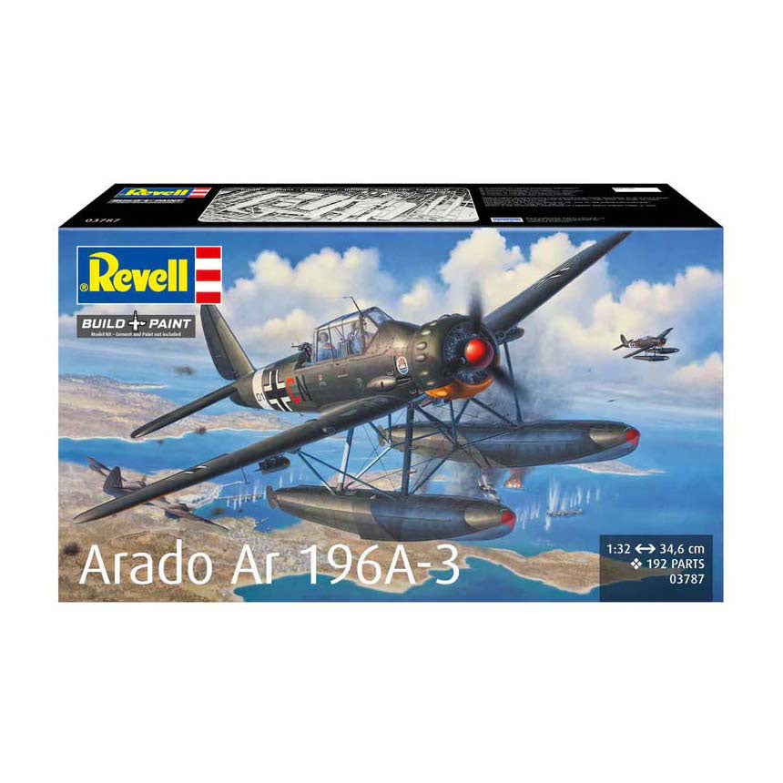 Kit modello Revell - idrovolante arado ar196a-3 1:32 - 192 pz.