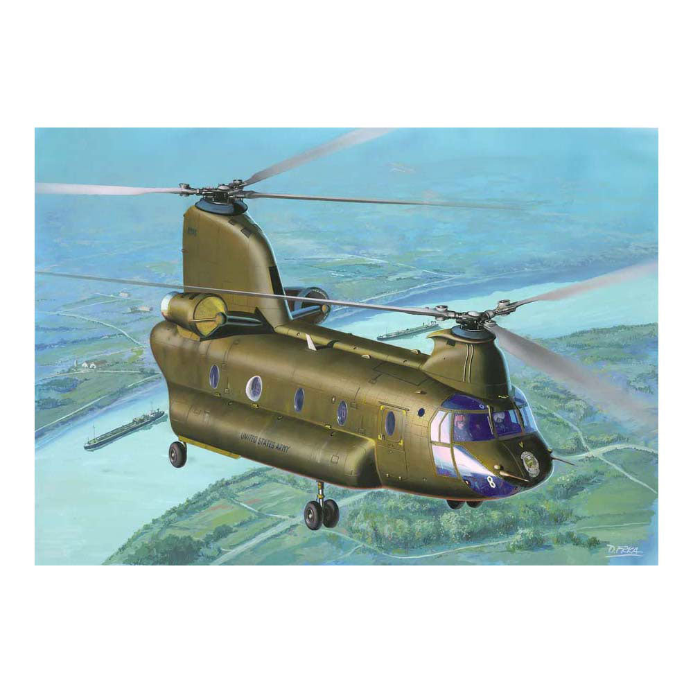 Maqueta Revell - ch-47d chinook 1:144 - 104 piezas.