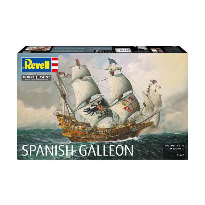 Revell model kit - spanish galleon 1:96 - 306 pcs.