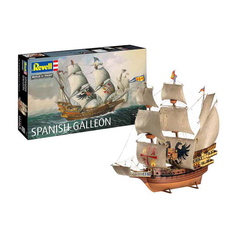 Revell model kit - spanish galleon 1:96 - 306 pcs.