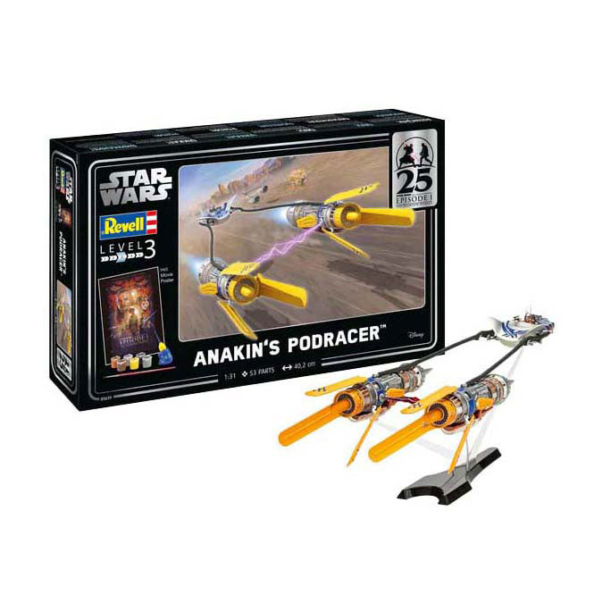 Maqueta Revell star wars - anakin's podracer 1:31 - 53 piezas.