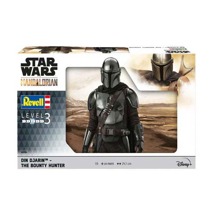 Revell model kit star wars - din djarin el cazarrecompensas el mandaloriano 1:9 - 60uds.