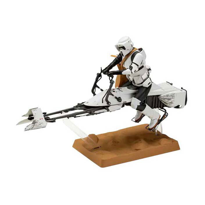 Maqueta Revell star wars - speeder bike the mandalorian 1:12 - 102 uds.