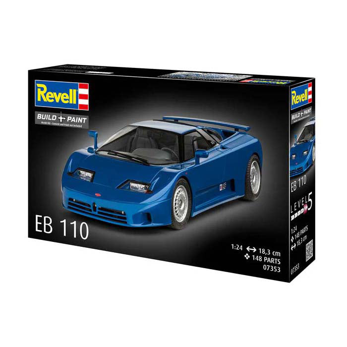 Kit modello Revell - bugatti eb110 1:24 - 148 pezzi.