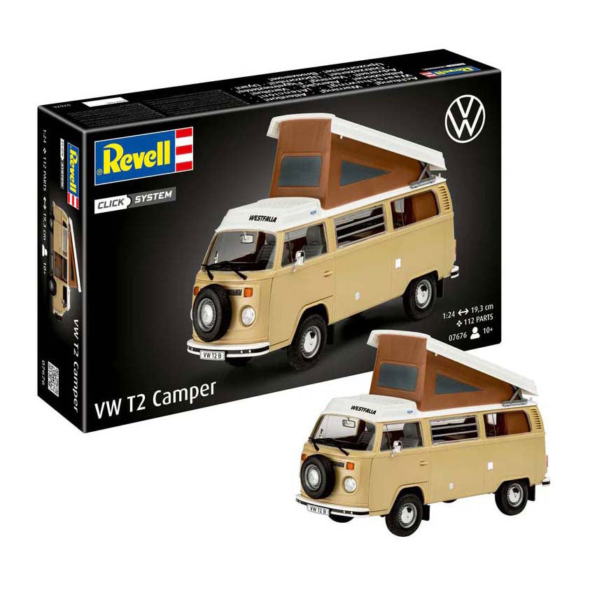 Kit modello Revell - camper vw t2 1:24 - 112 pz.