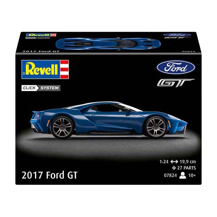 Revell model kit - 2017 ford gt 1:24 - 27 pcs.