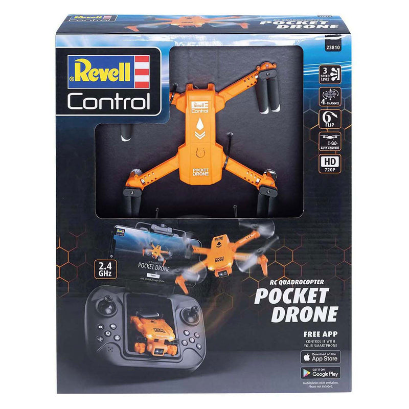 Drone tascabile quadricottero RC Revell
