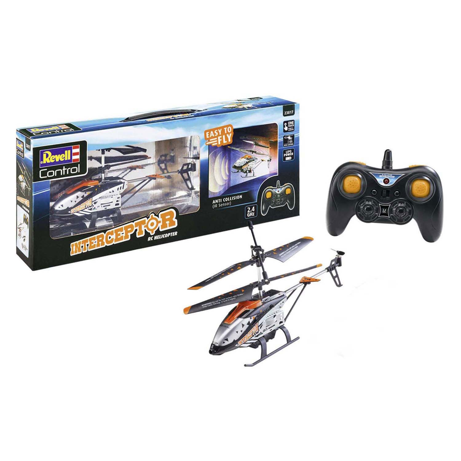 Interceptor de helicóptero anticolisión Revell rc