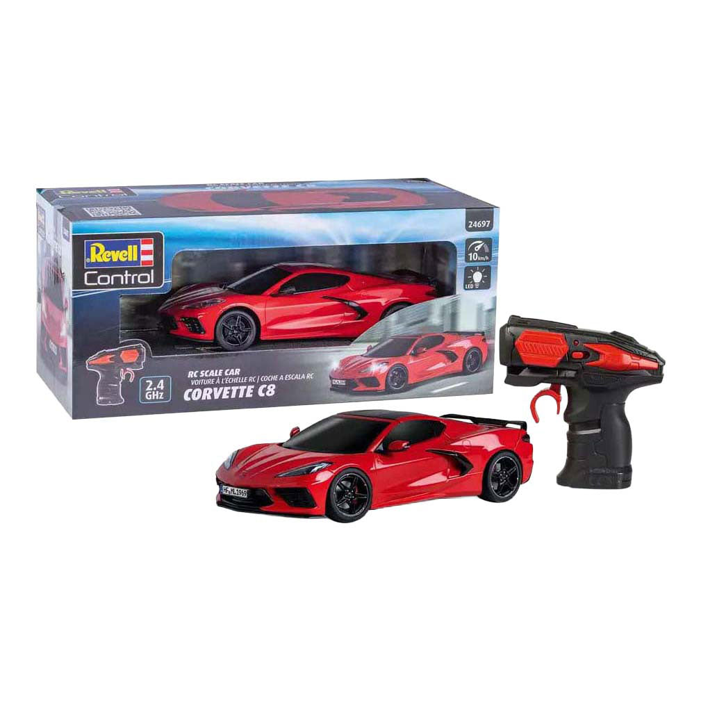 Coche controlado por rc Revell - corbeta c8 1:24