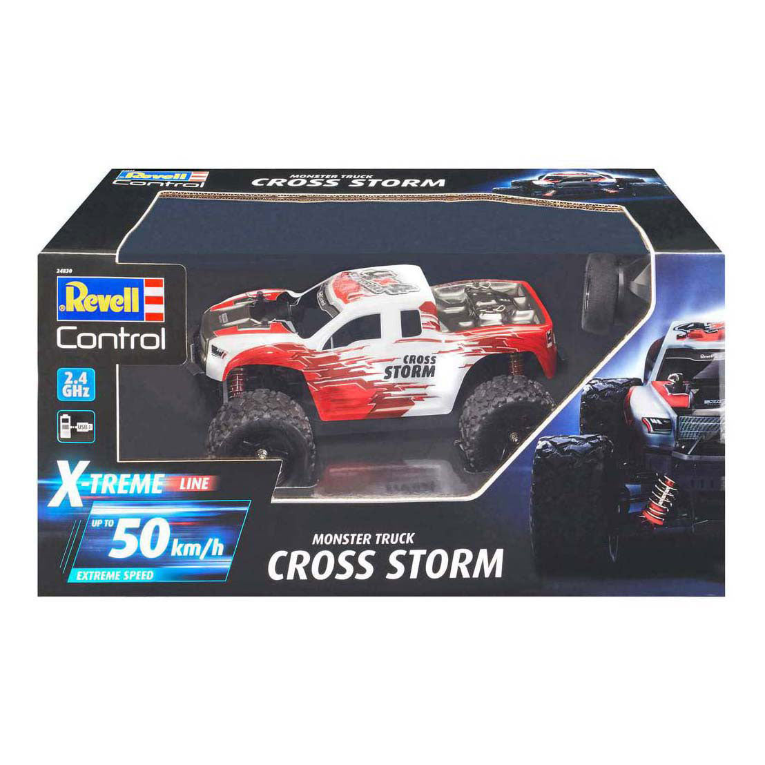 Revell RC 2.4GHz X-treme Monster Truck - Tormenta cruzada 1:18