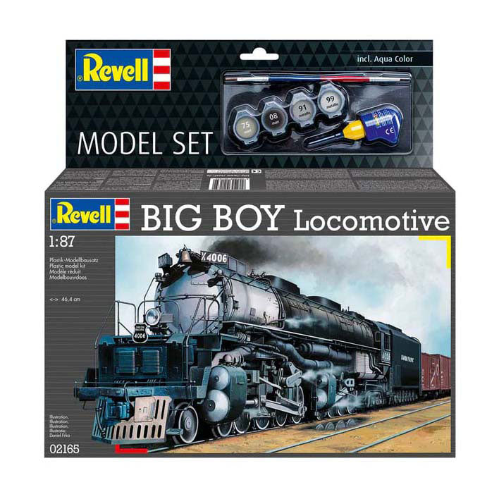 Kit modello Revell - locomotiva Big Boy 1:87 - 233 pz.