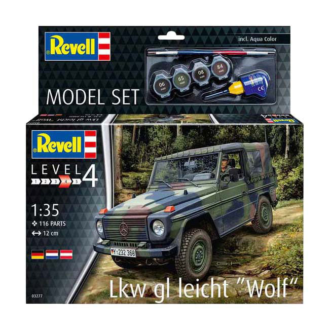 Kit modello Revell - lkw gl light wolf 1:35 - 116 pz.