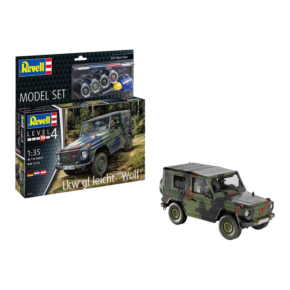 Kit modello Revell - lkw gl light wolf 1:35 - 116 pz.