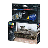 Revell modelbouwpakket - sherman m4a1 1:72 - 86dlg. - afbeelding 4