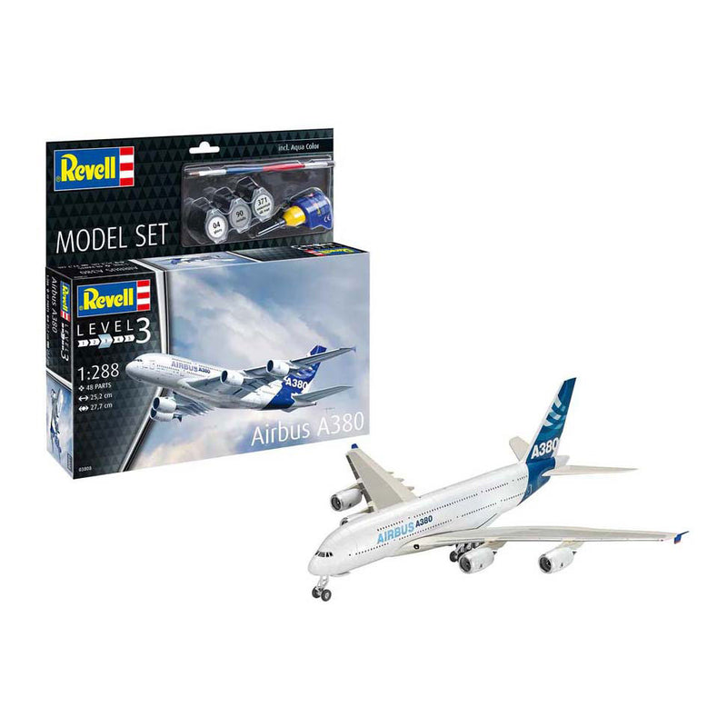Kit modello Revell - Airbus A380 1:288 - 48 pezzi.
