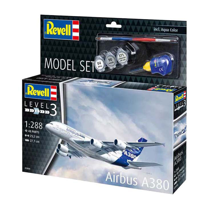 Kit modello Revell - Airbus A380 1:288 - 48 pezzi.
