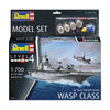 Kit modello Revell - Portaerei d'assalto della marina americana Wasp classe 1:700 - 142 pz.