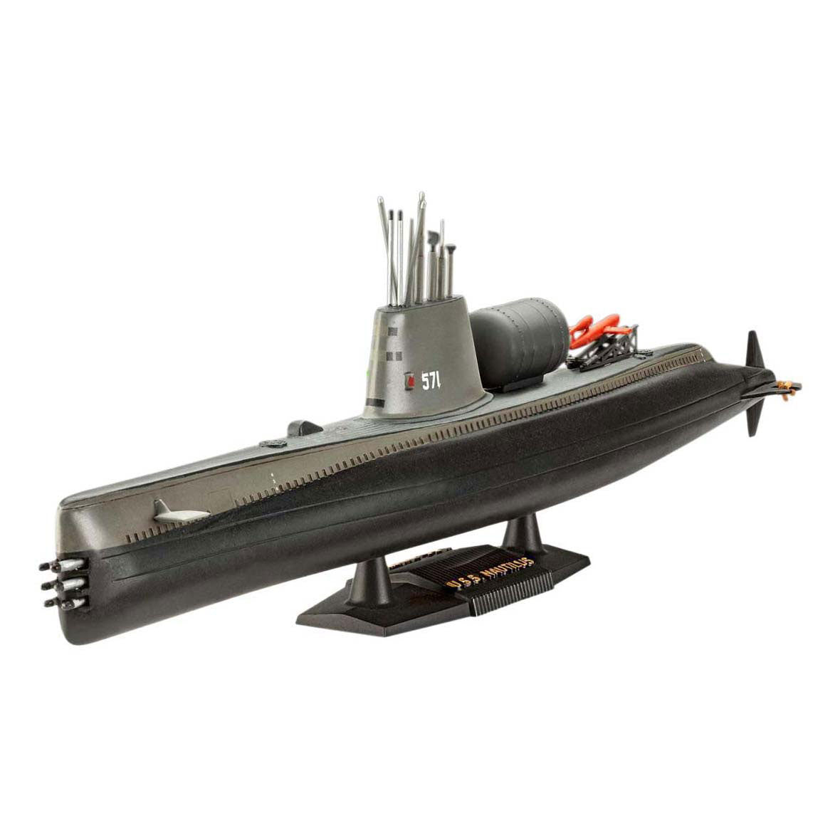 Kit modello Revell - u.s.s. nautilus 1:305 - 30pz.