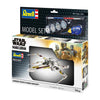 Kit modello Revell - il mandalorian: x-wing di carson tevi 1:57 - 38 pz.