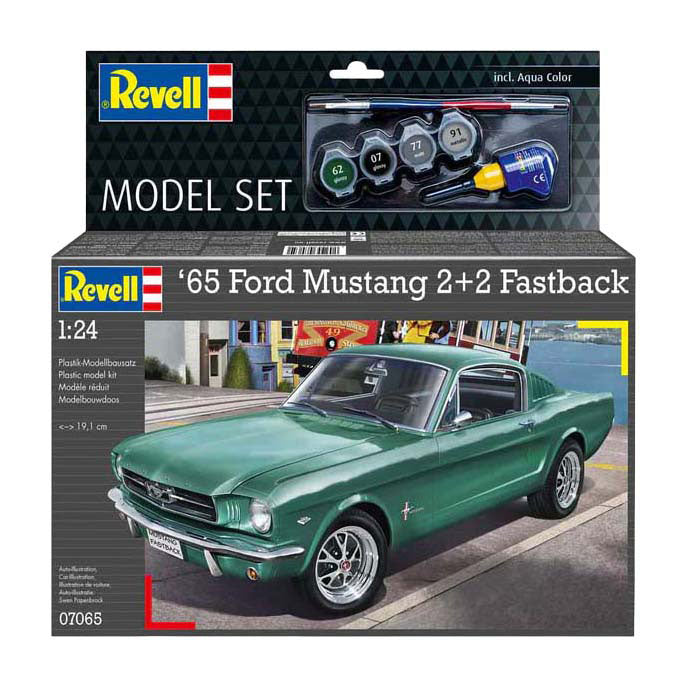 Kit modello Revell - Ford Mustang 2+2 fastback 1965 1:24 - 82 pz.