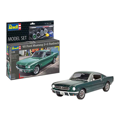 Maqueta Revell - Ford Mustang 2+2 fastback 1965 1:24 - 82 piezas.