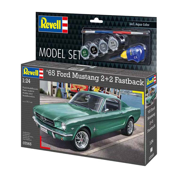 Kit modello Revell - Ford Mustang 2+2 fastback 1965 1:24 - 82 pz.