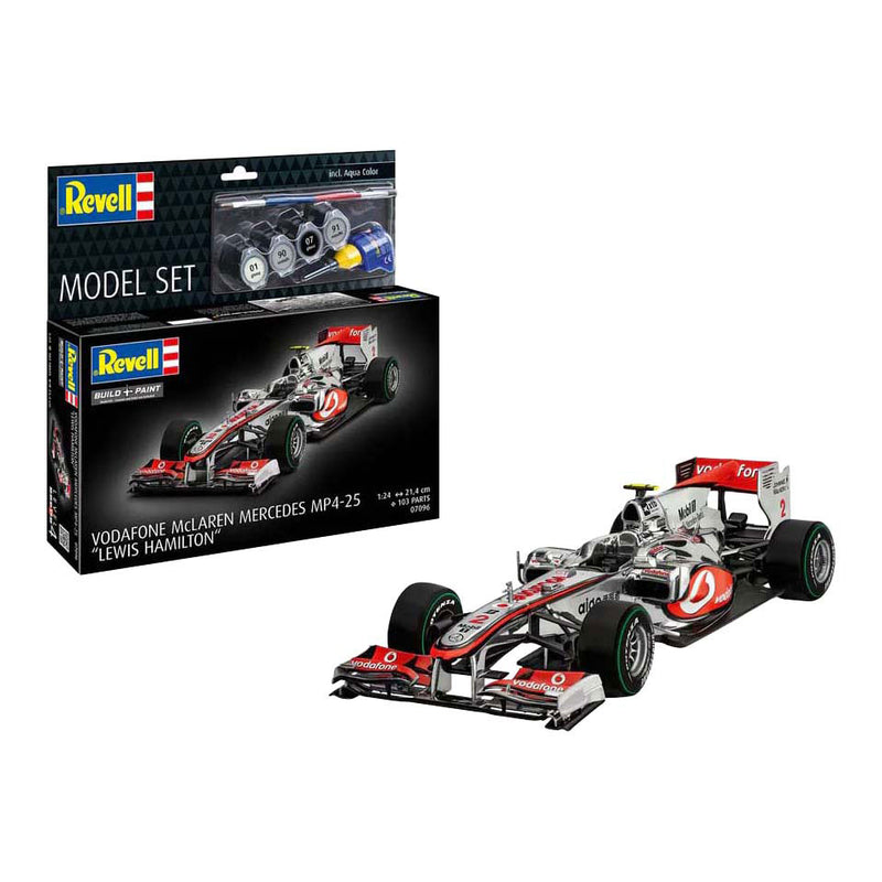 Kit modello Revell - vodafone mclaren mercedes mp4-25 l. hamilton 1:24 - 103 pz.