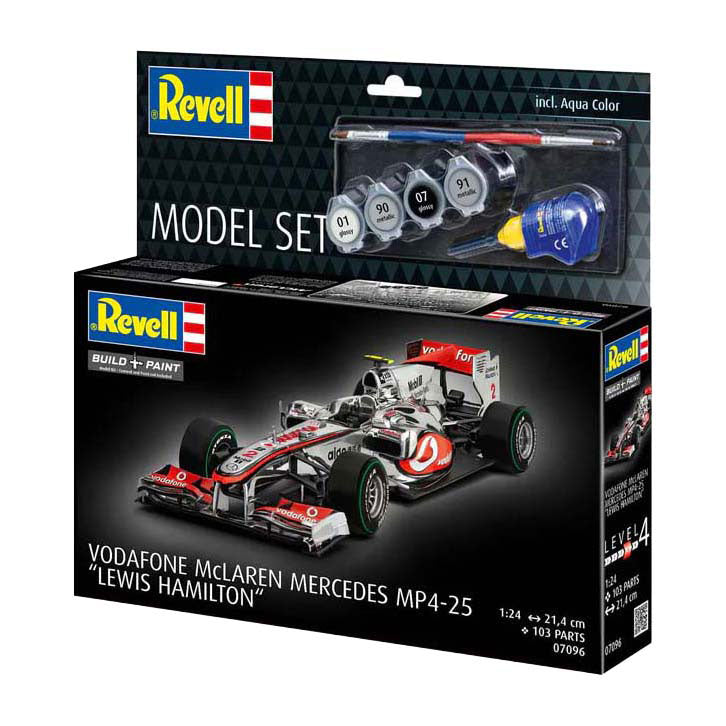 Kit modello Revell - vodafone mclaren mercedes mp4-25 l. hamilton 1:24 - 103 pz.