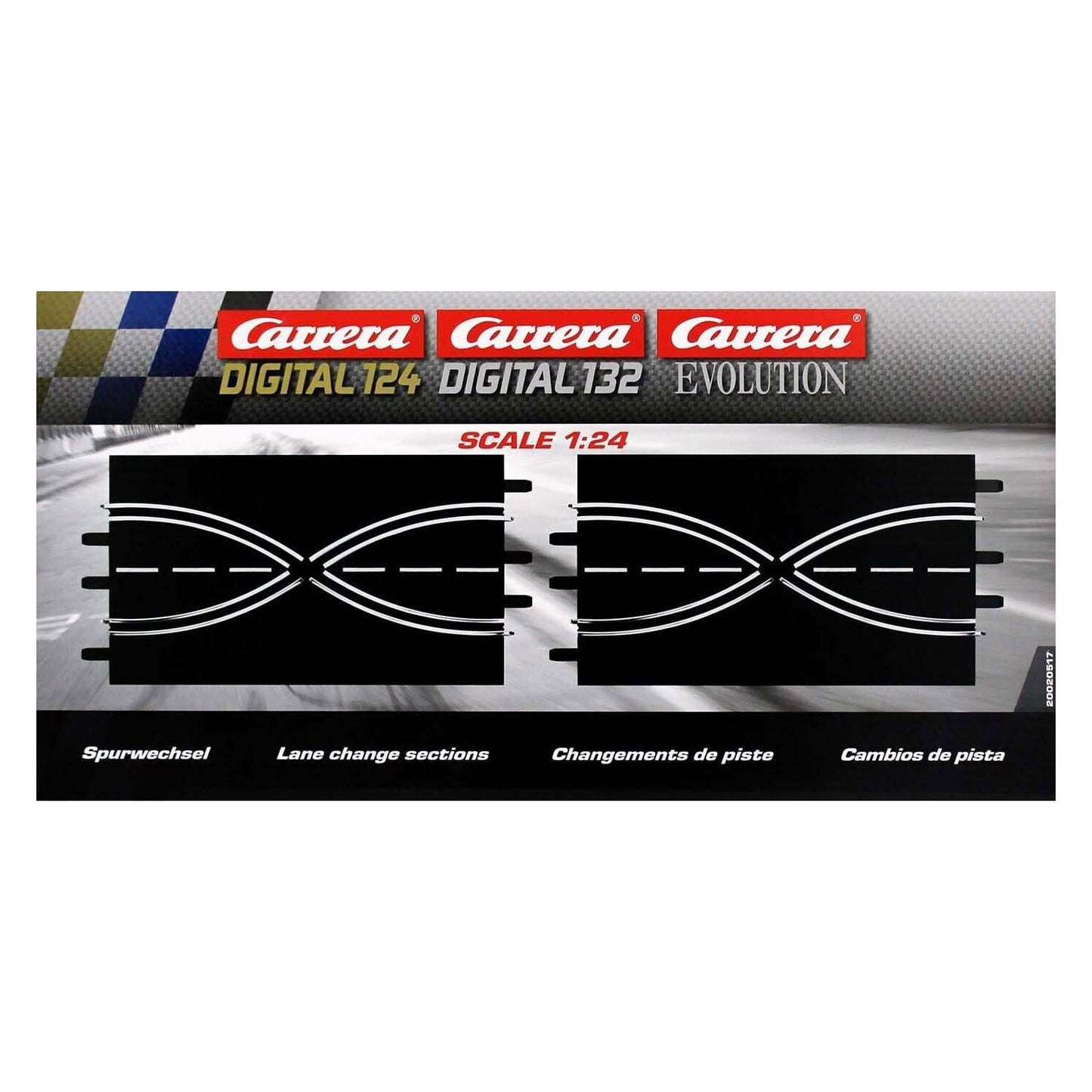 Pista de cambio de carril en forma de S de Carrera parte 1:24