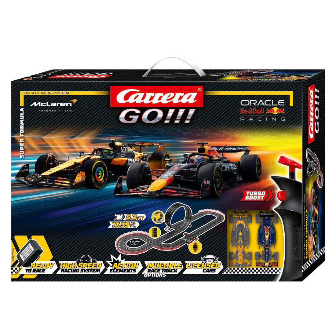 Vai Carrera!!! super formula su pista - m. verstappen, n.1 contro l. Norris, n.4