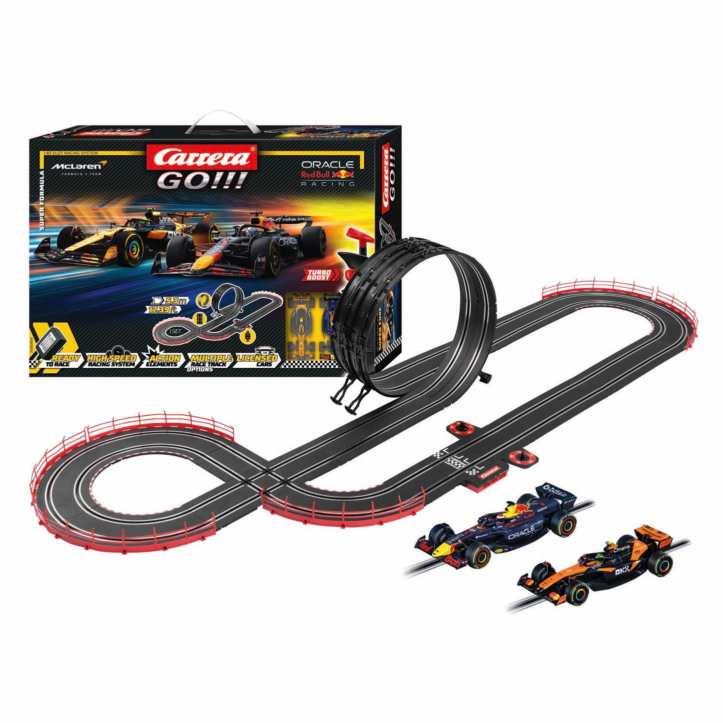 Vai Carrera!!! super formula su pista - m. verstappen, n.1 contro l. Norris, n.4